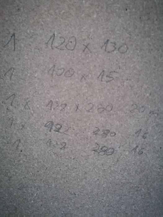 płyty wiórowe 22 i 16  mm