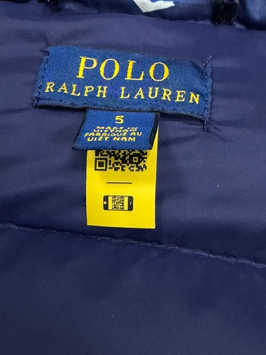 Дитячий пуховик Polo Ralph Lauren