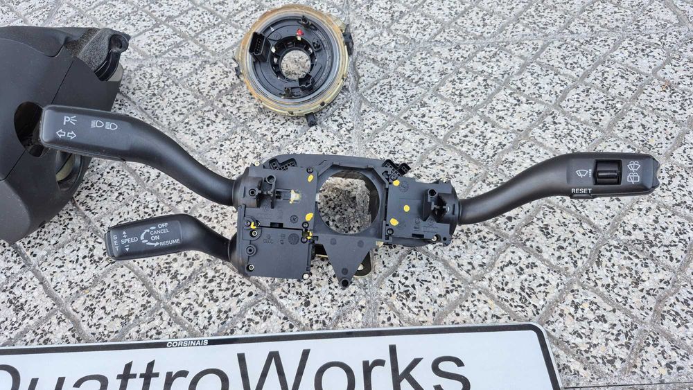 AUDI A4 B6/B7 ETC- KIT Manetes+ Cruise Control+ Fita Airbag+Forra+SMLS