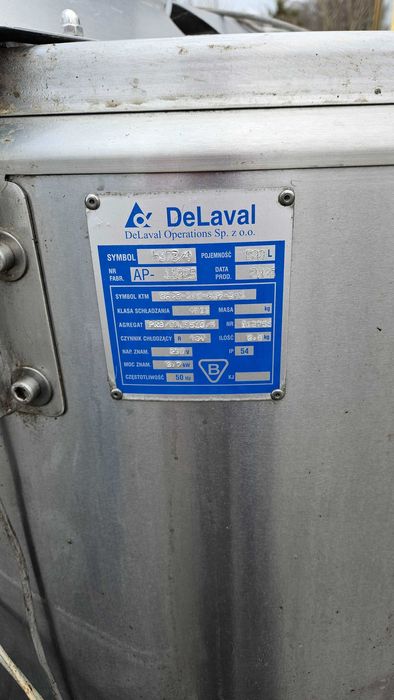 Schladzalnik mleka 630l De Laval