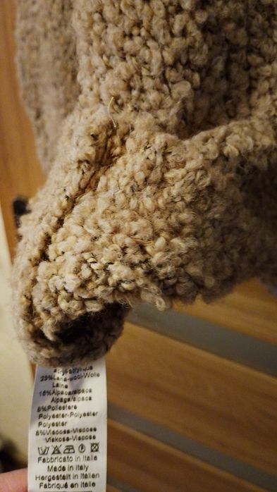 Piękny gruby sweter