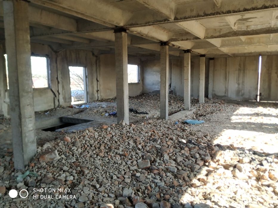 бетонна каркасна будівля БМЗ 18 м на 12 м 2 поверхи м. Олександрія