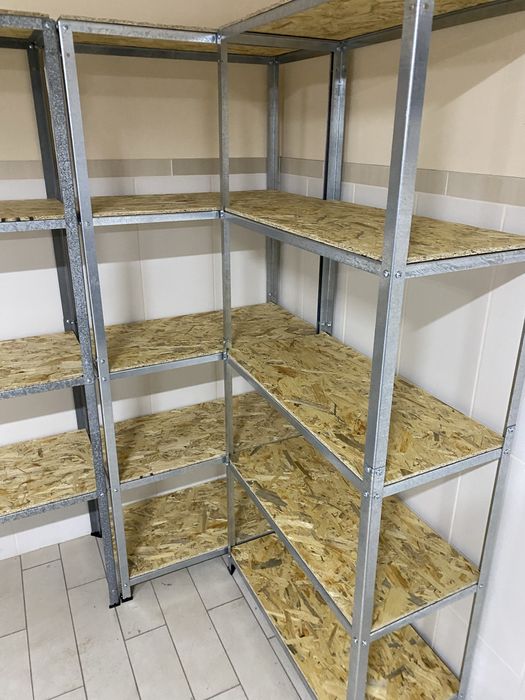 Стелаж полиці гараж склад магазин металевий кладова підвал квіти льох