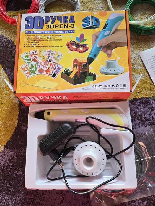 Новая 3D ручка с пластиком