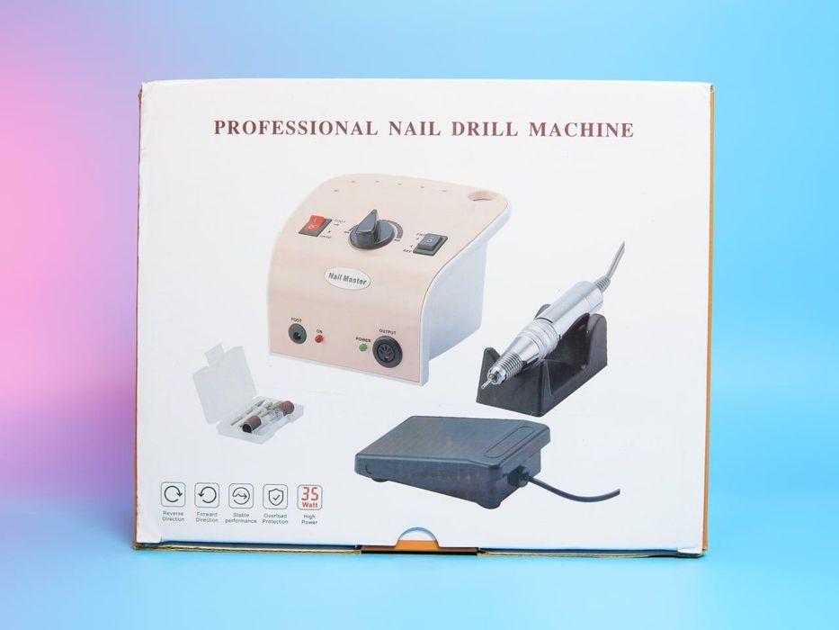 Портативная дрель для ногтей Cncest черная, 35 Вт, 0-35 000 об/мин, с