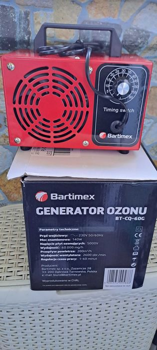generator ozonu bartimex nowy nie uzywany