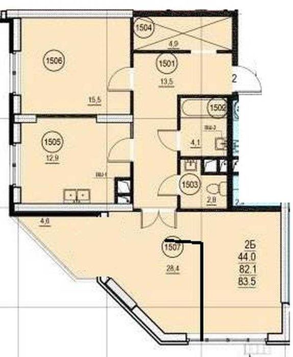 3-кімнатна квартира за адресою Куликове поле пл. (площа 83,4 м²) - Atlanta.ua - фото 18