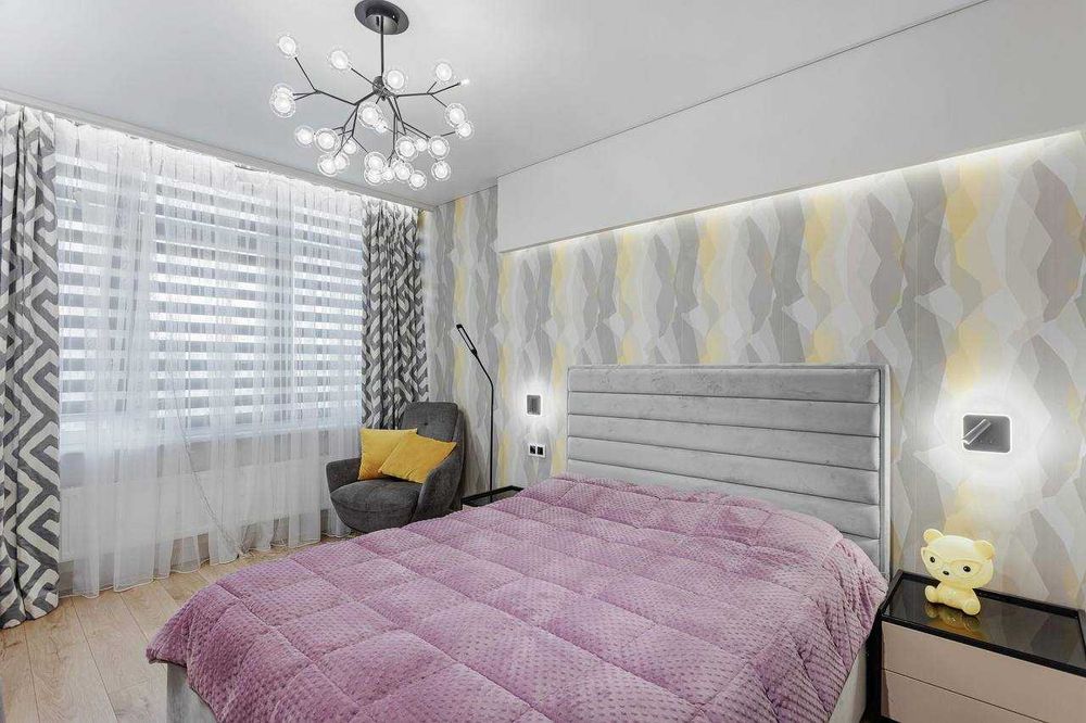 Стильная 3 комнатная Мебель, техника