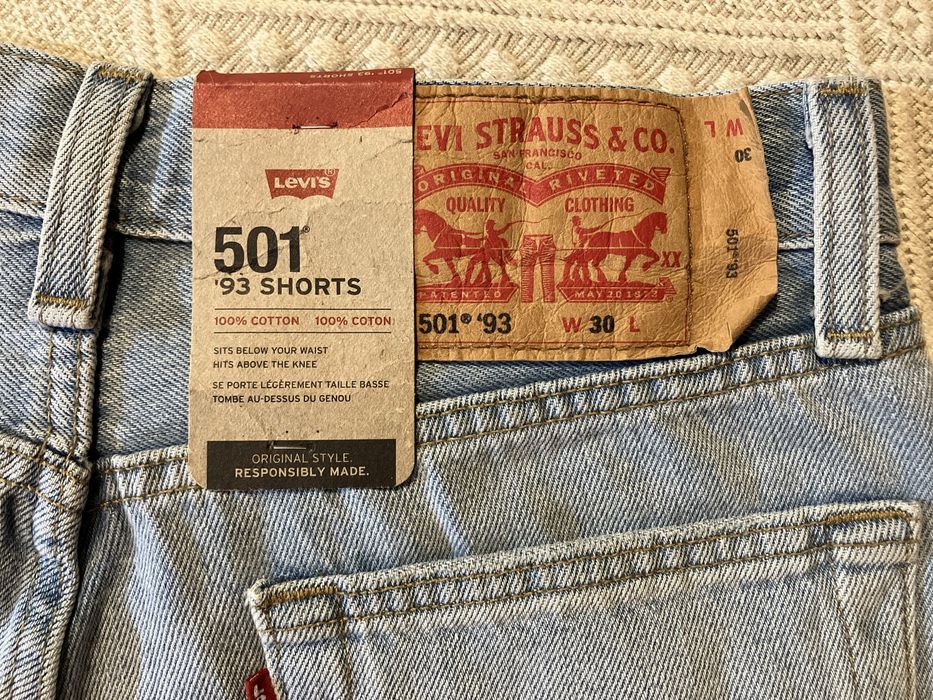 Calções Levi’s 501 93, w30