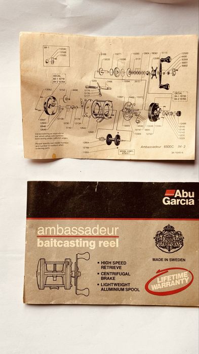 Катушка  Abu Garcia 6500c