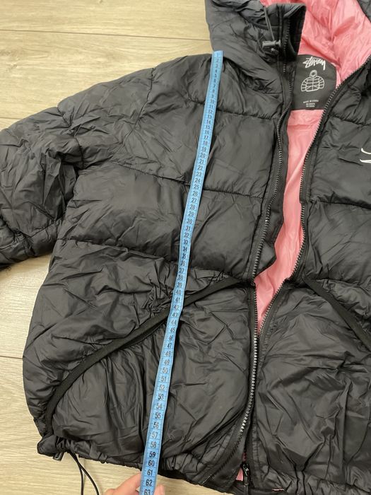 Stussy пуховик, куртка на зиму шапка в подарунок