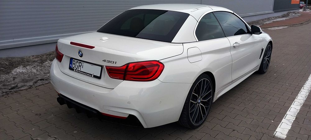 BMW 430i M Pakiet Cabrio Adaptive Led Skóry Toffi 360* Virtual Zamiana
