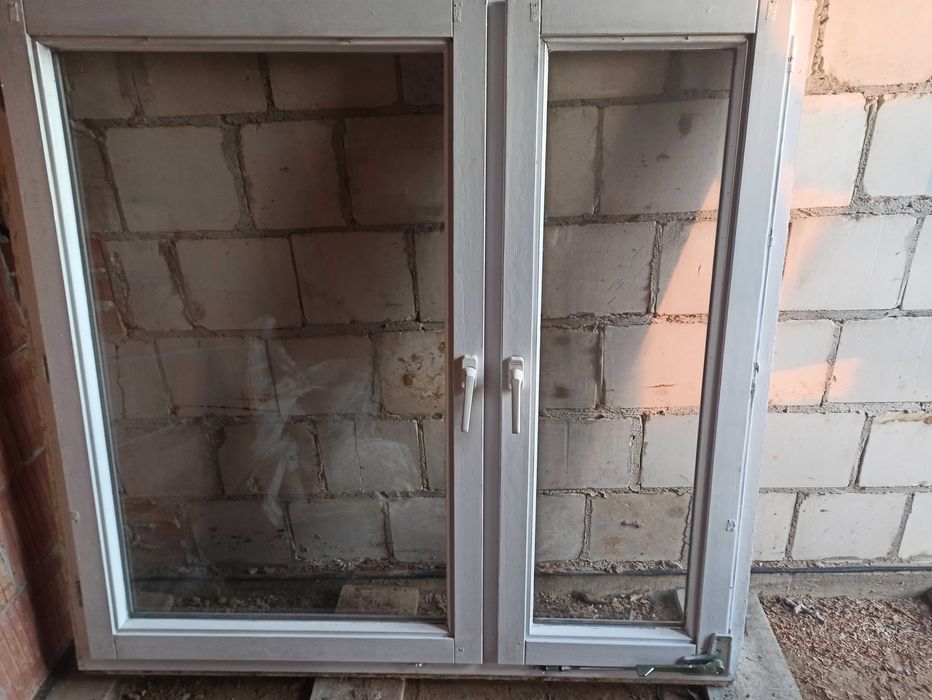 Okno drzewiane z demontażu