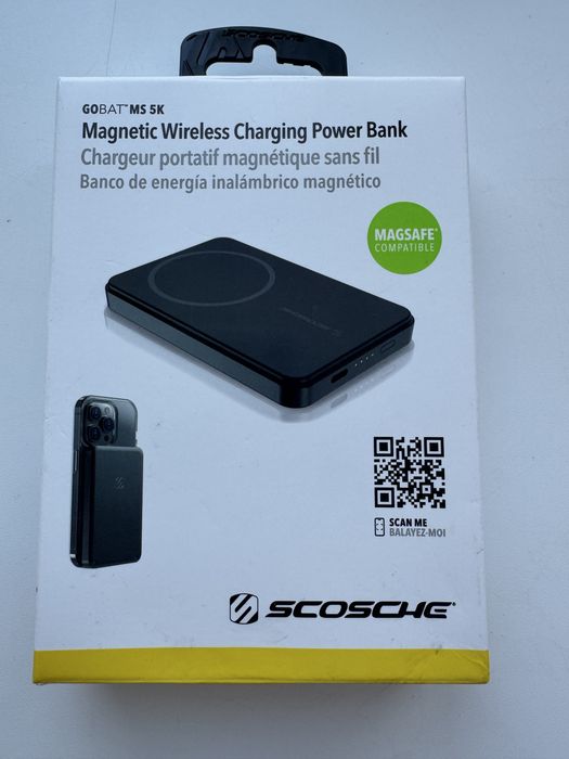 MagSafe Power Bank 5000mAh Scosche | Магнітний бездротовий повербанк