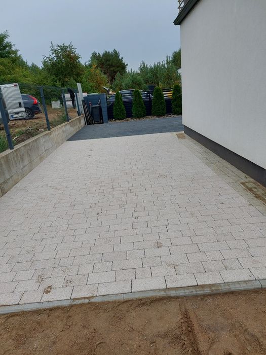 Usługi brukarskie / Układanie kostki granitowej, Kamień Polny/Naprawa