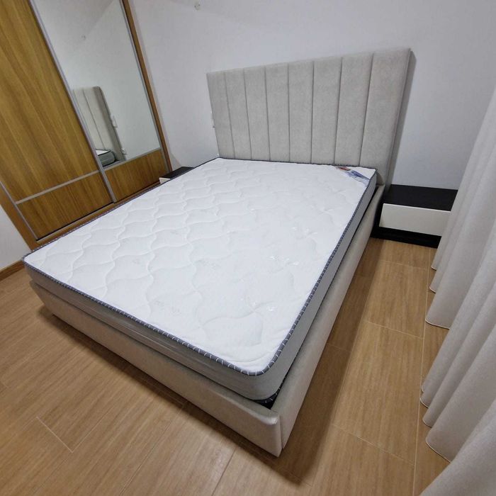 Camas De Casal Estofadas ALTA GAMA - MODELO GOMOS - Top de Gama 190x140m Estrado Incluído!!