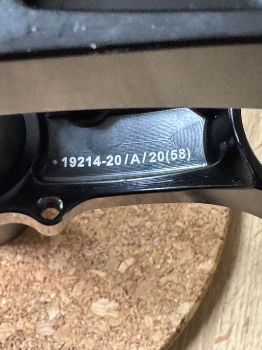 KORONY -PÓŁKI WIDELCA OHLINS DH38 OFFSET 58 zestaw pod koło 29” i  27,5