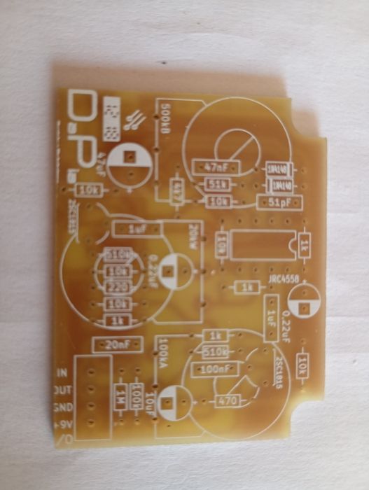 PCB for assembling an Ibanez TS8 clone447060370145955841