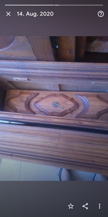 Roupeiro rústico com 3portas 167x58x182 com 3 gavetas