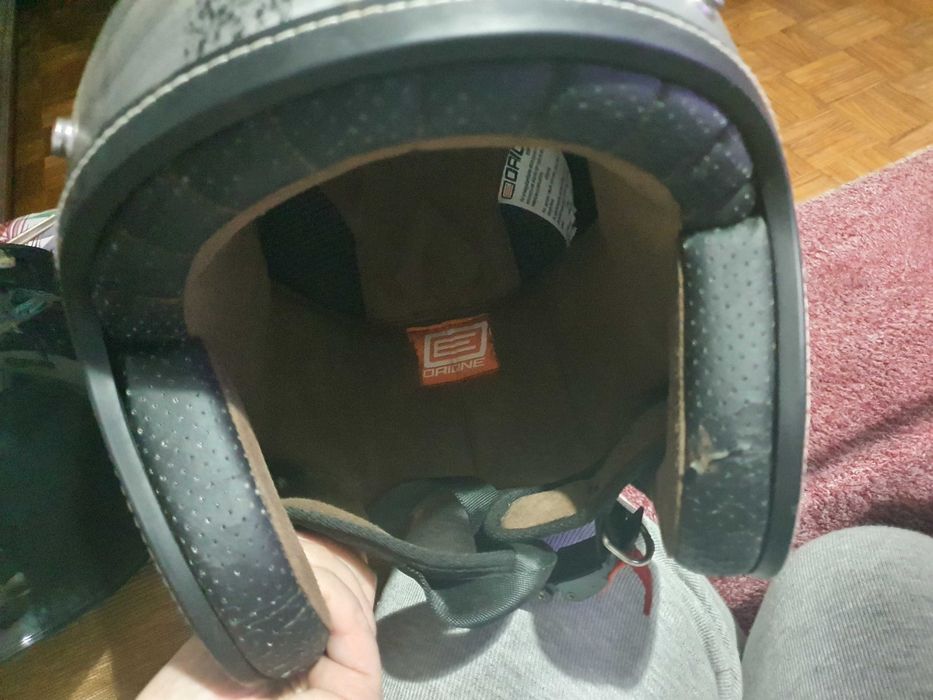 Capacete mota retro Origine Deus tamanho XL
