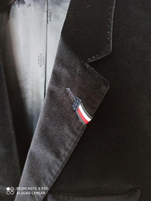 Tommy Hilfiger roz.50 Slim Fit Nowa! Oryginalna! Aksamit! 100% bawełna