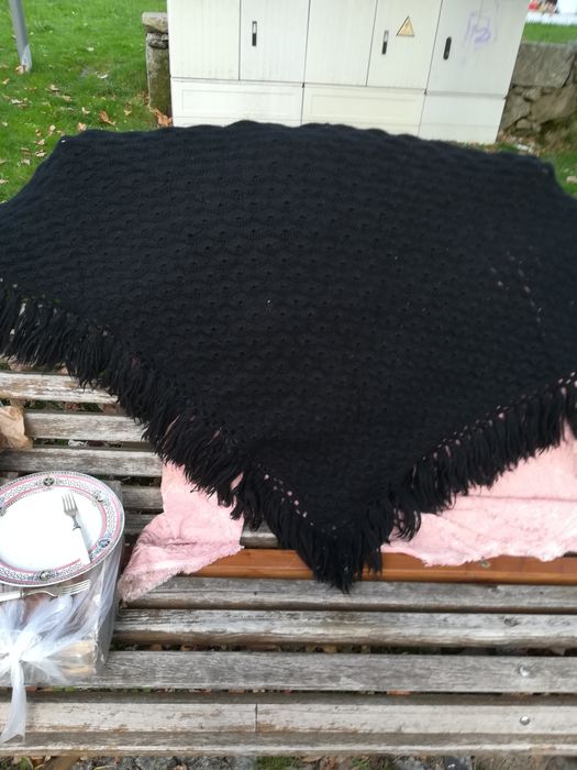 Antigo xaile feito a mão