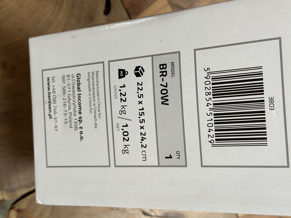 Osuszacz powietrsza Berdsen 70w