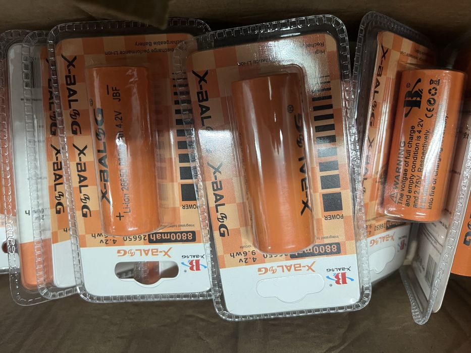 Baterias 26650 litio maxima autonomia