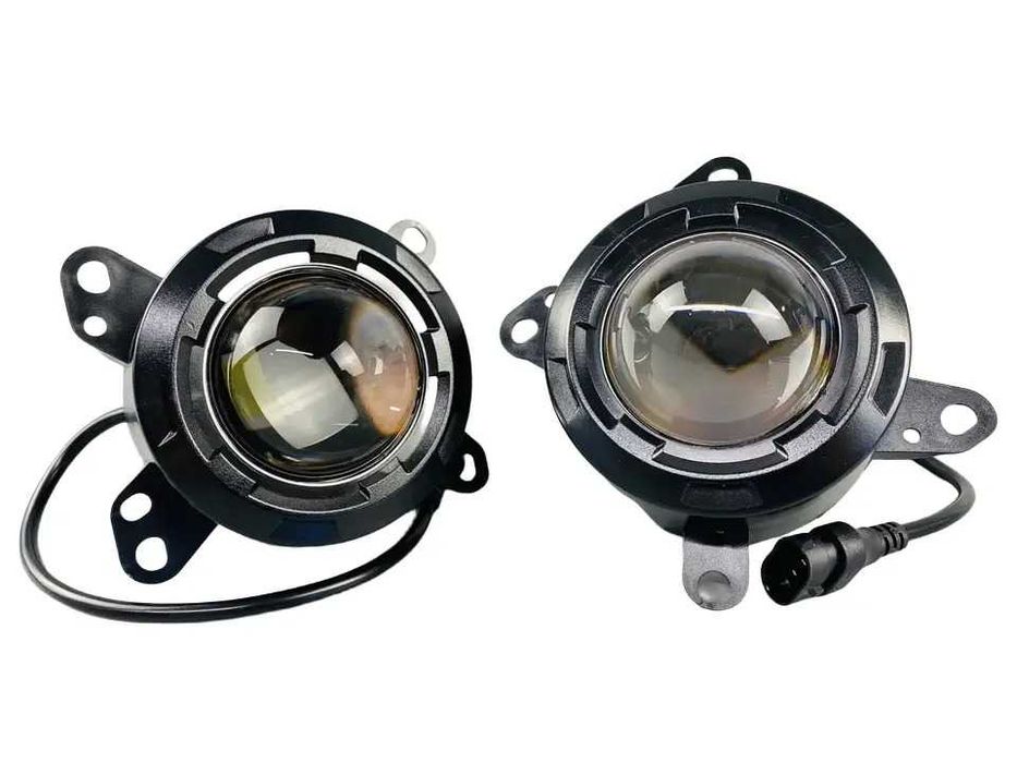 Протитуманні фари LED круглі 4" дюйм 100мм 90W штатн на DAF XF CF LF