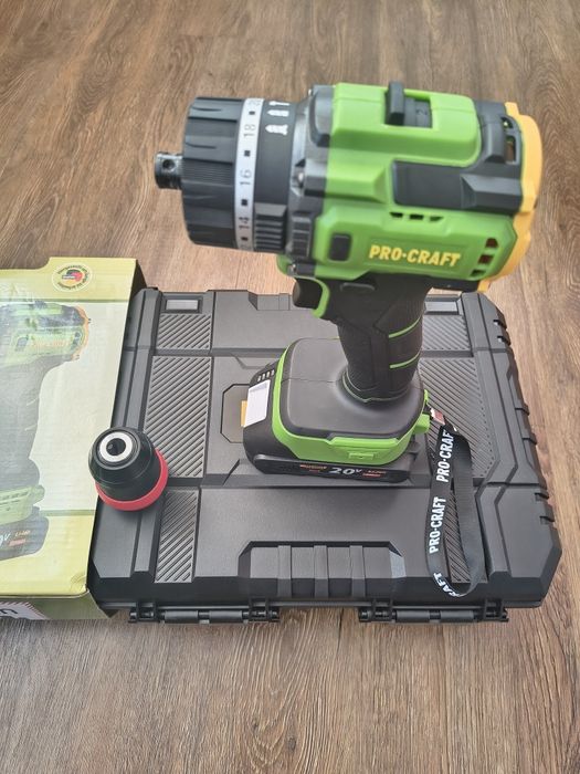 Шуруповерт Procraft PA18LiH DFR 80Нм/з'ємний патрон/ з ударом