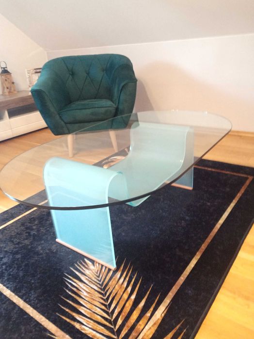 Szklany stolik kawowy