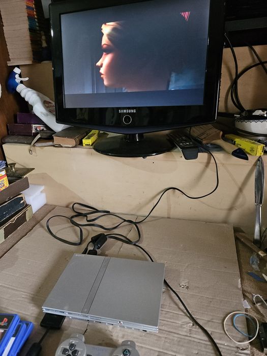 Consola ps2 com jogos