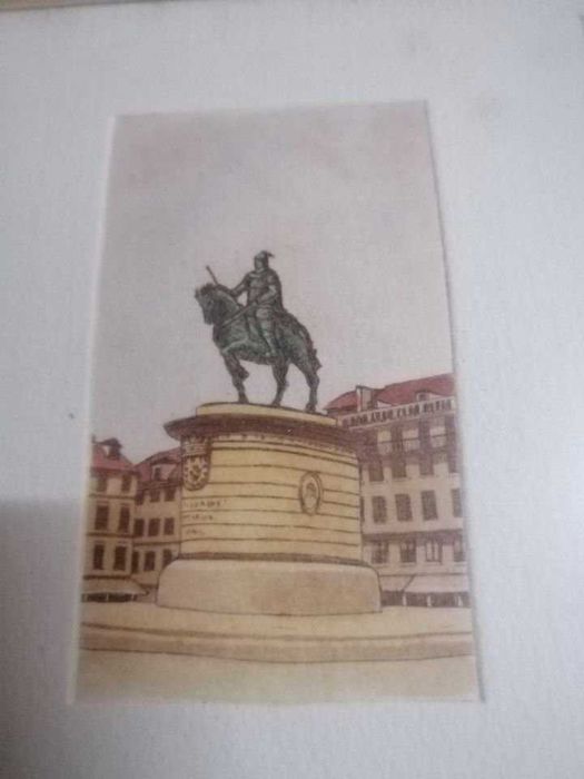 Quadro - Litografia assinada e numerada M. Castillo