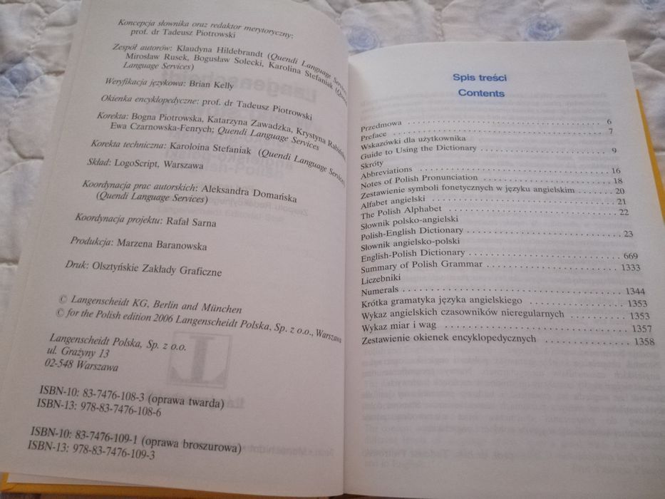 Nowy Wielki słownik Polsko-Angielski Lengenscheidt