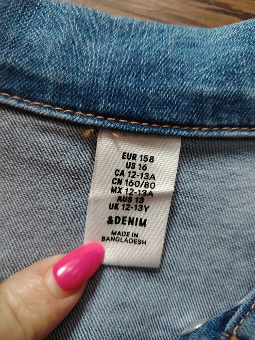 Kurtka jeansowa 158 cm, H&M