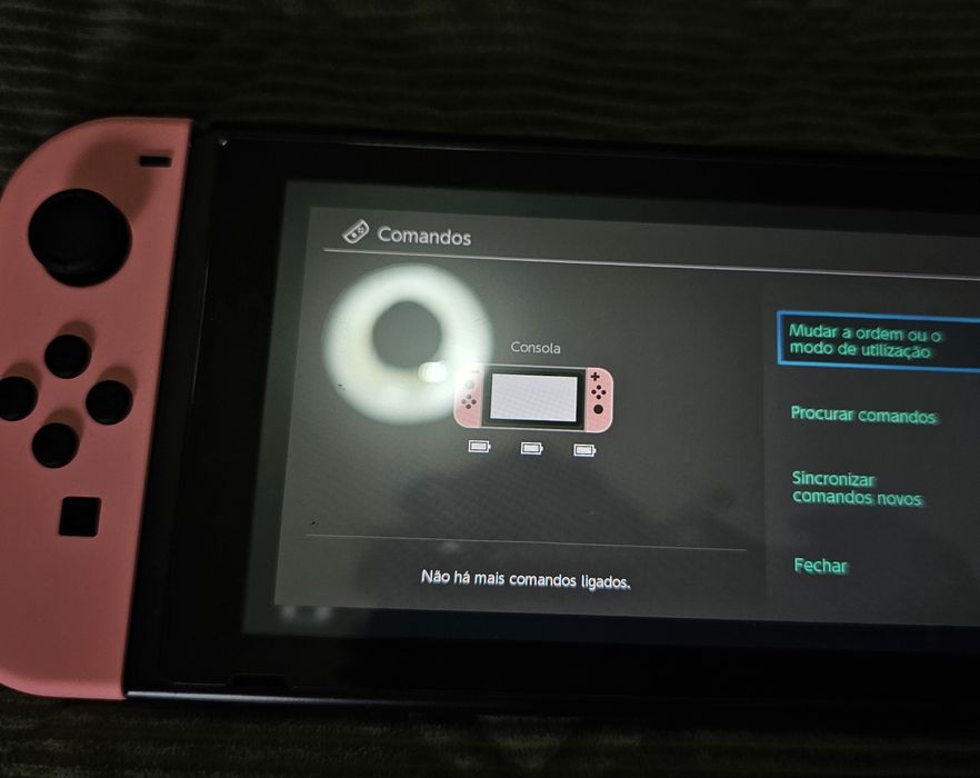 Nintendo Switch Comandos Rosa