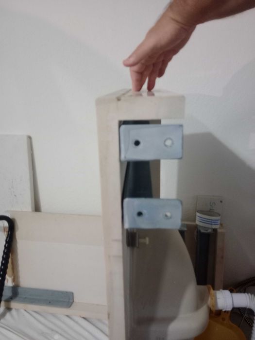 Bancada em mármore de casa de banho