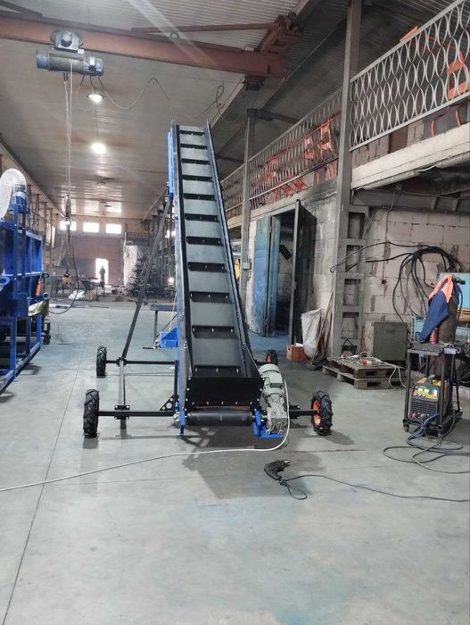 Погрузчик ленточный конвейер, стрічковий для завантаження барж,вагонів