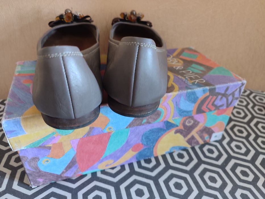 Балетки жіночі шкіряні  39 р