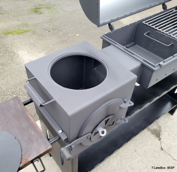 • 5 мм • ВІД ЗАВОДУ • Мангал 4в1 • Гриль Смокер з Пічкою під Казан