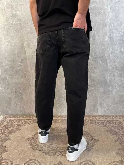 Джинсы мужские бананы весенние осенние Джинсовые штаны оверсайз