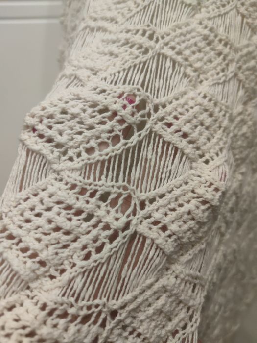 Ażurowy sweter/sukienka H&M z frędzlami. Nowy wyprzedany 50 zł TANIEJ!