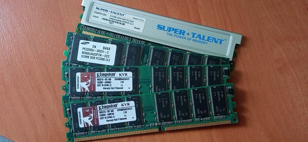 Пам'ять ПК DDR, DDR1, DIMM