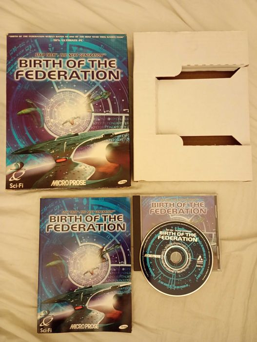 Star Trek the Next Generation Birth of the Federation PC Big Box Eng