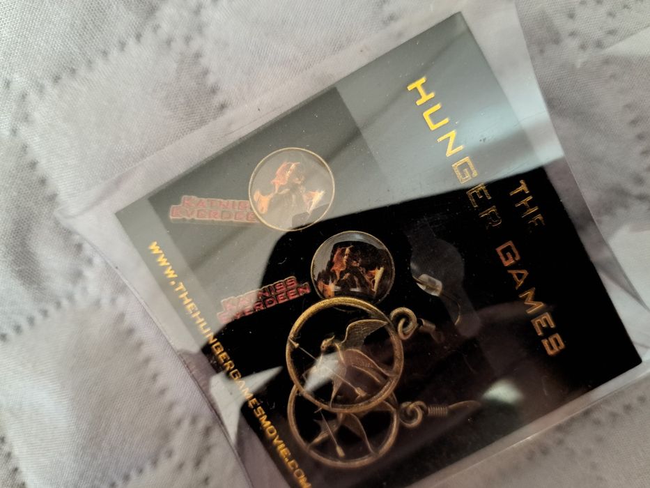 Hunger Games Jogos da Fome brincos Katniss Everdeen e mimo gaio - NOVO