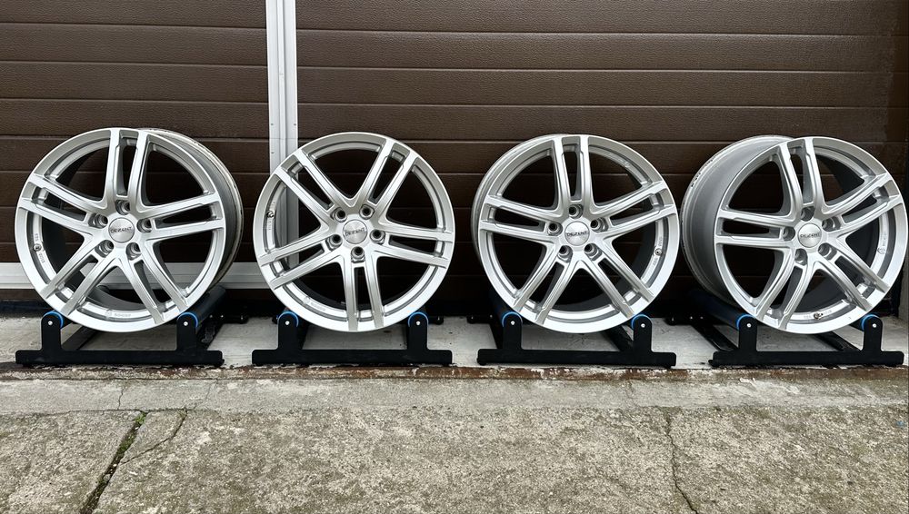 4x Felgi aluminiowe 5x108 r18 et50,5 7,5J Alufelgi 18” (Volvo Ford Jaguar)
