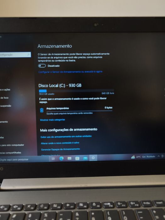 Notebook Lenovo 1TB 4gb RAM