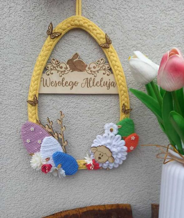 ozdoba wielkanocna na drzwi/okno/ścianę