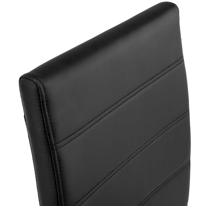 Zestaw 2 krzeseł bujanych Bettina czarny, biały, szary, brązowy OUTLET