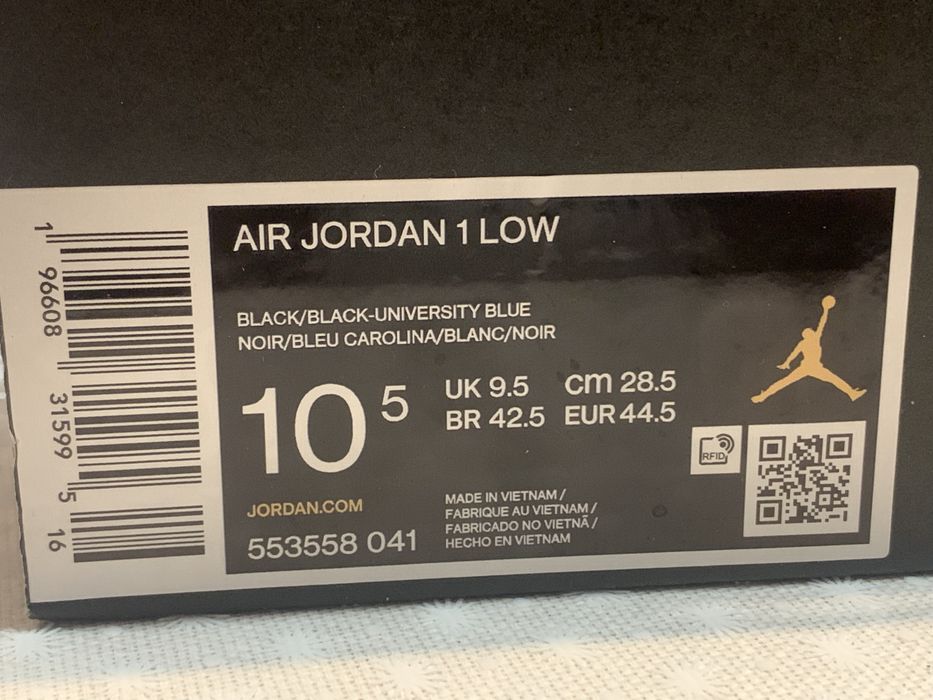 Кроссовки Nike Air Jordan 1 Low Оригінал